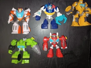 (x5) Transformers Rescue Bots Playskool Heroes 3.5 Inch PVC Action Fig - Picture 1 of 2