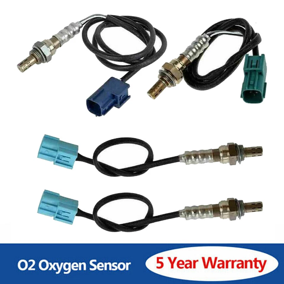 4X Sensor de oxígeno para Nissan Máxima / Infiniti I35 2002-03 3,5 L V6 aguas arriba y aguas abajo Foto 1 de 4