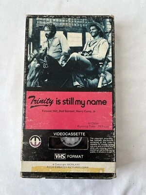 TRINITY IS STILL MY NAME VHS 1st Release 1980 Magnetic Video Spaghetti Western - Image 1 of 4