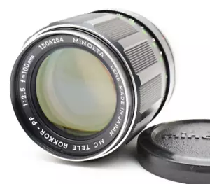 MINOLTA MC TELE ROKKOR PF 100mm F/2.5 Portrait MF Lens *Excellent* #3894 - Picture 1 of 12