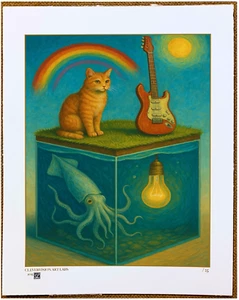 Street Art Surreal Gaming Pop Art SIGNED LTD ED ART Print CleverVision Art Labs - Picture 1 of 1