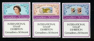 St-Vincent Grenadines - MNH Queen EII Stamp Exhibition - Picture 1 of 1