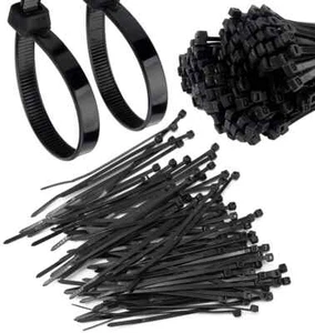 Kabelbinder schwarz 100 Stück 100x2,5mm Nylon - Bild 1 von 10