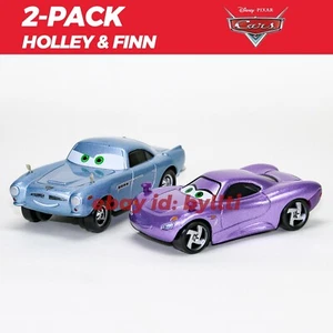 2-PACK Mattel Disney Pixar Cars 2 Finn McMissile Holley Shiftwell Diecast Loose - Picture 1 of 13