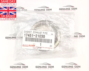 Guarnizione flangia tubo scarico anteriore down originale Toyota per molti modelli 17451-21030 - Foto 1 di 4