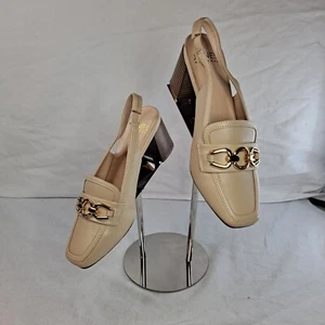 Jones New York Aubleen Damen-Slingback-Heels beige Kunstleder Größe 6,5 - Bild 1 von 9