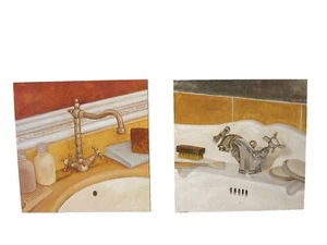 (28551) CUADRO TABLA BAÑO GRIFO BAÑO VARIADO - Picture 1 of 8