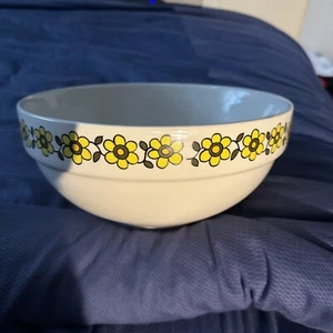Vintage Mid Century Taunton Vale - Mix Salatschüssel mit Blumen - Bild 1 von 3