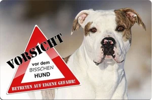 American BULLDOG - A4 Alu Warnschild Türschild SCHILD Hundeschild - AMB 12 T3 - Bild 1 von 2