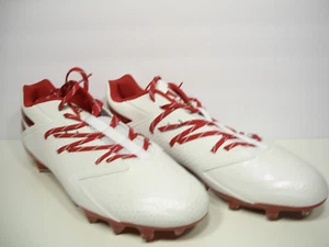 ADIDAS Freak X Carbon Low Football Cleats QUICKFRAME D70150 White/Red Size 16 - Picture 1 of 7