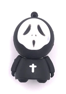 Scream Halloween Maske Kreuz USB Stick 8GB 16GB 32GB 64GB 2.0 / 3.0 - Picture 1 of 2