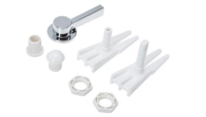 Kit Riparazione WC Manico Niagara Plastica Scarico Trip Leva Piccolo Bagno WC Facile - Foto 1 di 9