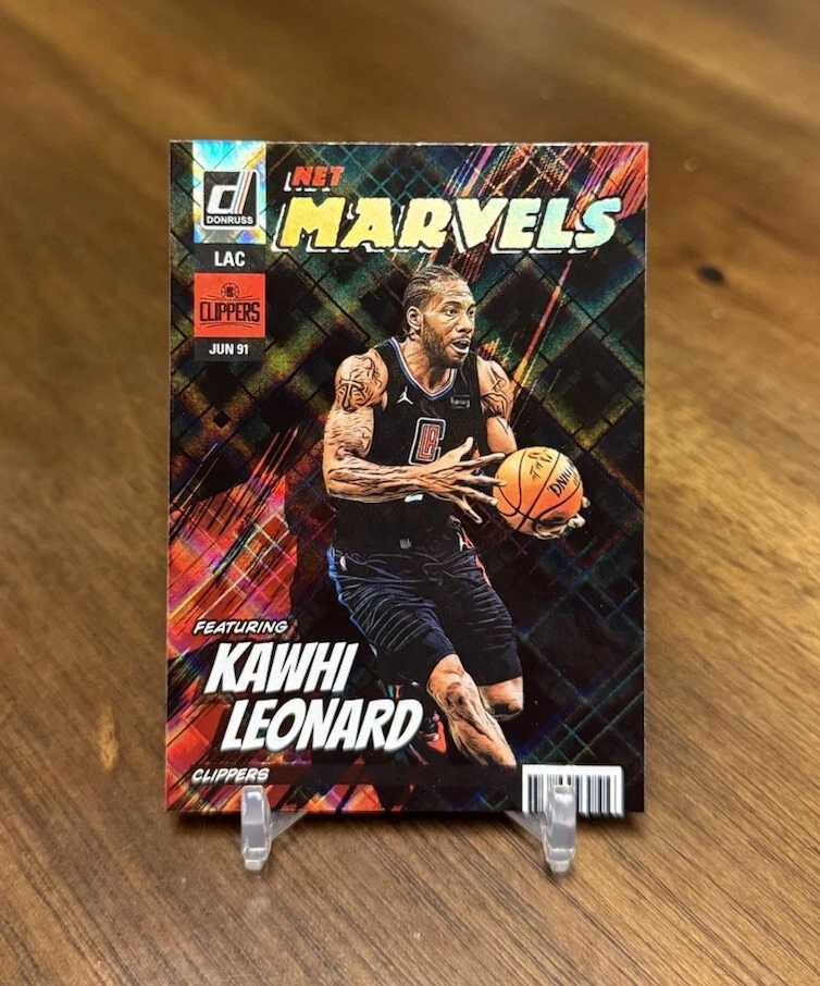 2022-23 Panini Donruss Kawhi Leonard Net Marvels Diamond #1 Clippers - Image 1 of 2