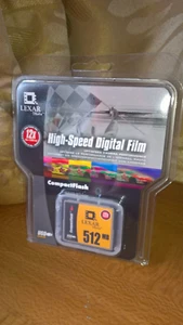 Lexar Media high speed 512MB secure digital film - new in pack compact flash - Picture 1 of 4