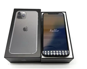 APPLE iPhone 11 Pro 64GB -Space Grey -Unlocked -Complete with Accessories & Box - Afbeelding 1 van 8