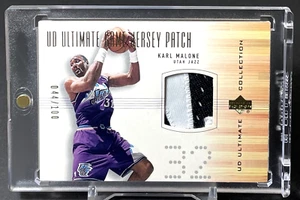 Karl Malone 2000-01 Upper Deck Ultimate Collection Game Jersey Patch /100 Jazz - Picture 1 of 3