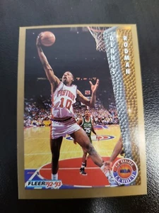 1992-93 Fleer Dennis Rodman LEAGUE LEADER card #239 - Picture 1 of 2