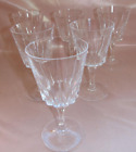 Série de 6 verres à vin blanc modèle Versailles cristal d'Arques