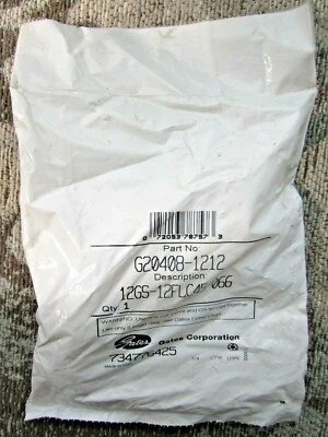 NEW GATES G20408-1212 / 12GS-12FLC45-066 HOSE END FITTING - Image 1 of 4