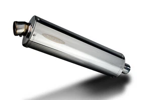 18" Stainless Silencer Muffler Exhaust Slip-on Honda Suzuki Yamaha Kawasaki - Picture 1 of 1