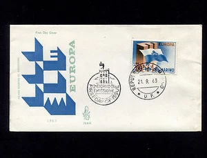 OPC 1963 San Marino Europa FDC Sc#571 - Imagen 1 de 1