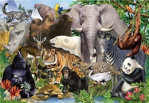 Rompecabezas Animal Safari 1000 piezas - Imagen 1 de 2