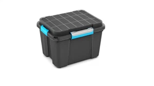 45 Litre Stackable, Nestable Water Resistant Mobile Plastic Damp Area Storage - Picture 1 of 7