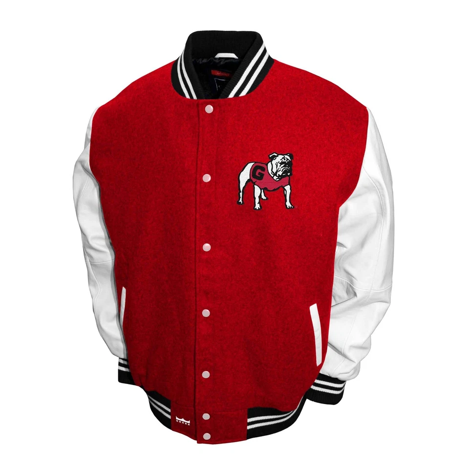 Franchise Club Mens NCAA Wool Varsity Letterman Jacket - Image 1 of 1