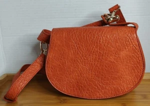Street Level Crossbody Purse- Orange Cresent - Picture 1 of 6