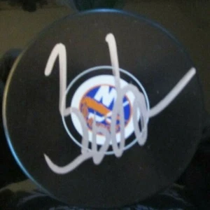 BRIAN ROLSTON SIGNED NEW YORK ISLANDERS HOCKEY PUCK w/ COA - Picture 1 of 1