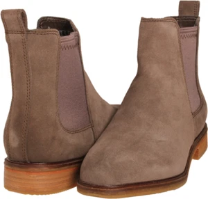 Clarks Clarkdale Arlo Mujer Bota Chelsea Taupe Gamuza EE. UU. Talla 9.5 AMPLIA - Imagen 1 de 3