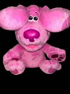 Nickelodeon Blue’s Clues & You Peek-A-Boo Plush Magenta 10" Squeeze Tummy Barks - Picture 1 of 6