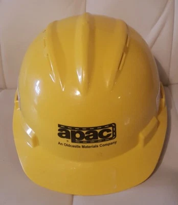 Sombrero duro Bullard construcción amarillo APAC ajustable 6 1/2-8 Foto 1 de 4