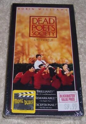DEAD POETS SOCIETY VHS Video NEW SEALED - Image 1 of 4