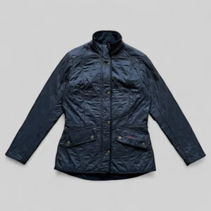 Barbour Damen Steppjacke Navy "Cavalry Polarquilt" Größe UK12 / US8 / EU38 - Bild 1 von 15