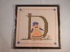 ALFHILD ARNESEN COUNTED CROSS-STITCH KIT "NEW" GIRL IN LETTER "D"