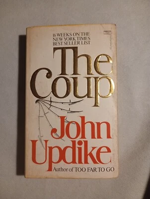 The Coup by John Updike (1978 MMPB) Fawcett Crest 0449242595 vintage paperback  - Image 1 of 4
