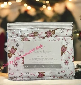 Christmas Gingerbread Cookies ,Candy Cane ,Snowflakes 6 Piece Full Sheet Set New - Picture 1 of 4