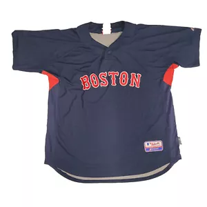 Boston Red Sox Majestic Cool Base maglia warm up uomo tg XL A6800 - Foto 1 di 11