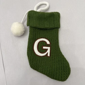 "Medias de Navidad Wondershop Letra G Tejidas 8"" Mini Monograma Objetivo de Vacaciones" - Imagen 1 de 4