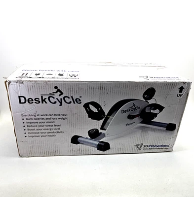 Under Desk Bike Pedal Exerciser, Portable Foot Exercise Cycle  White DeskCycle - Image 1 of 4