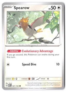 Spearow 021/165 SV: Scarlet & Violet 151 NM - Picture 1 of 2