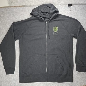 Grey Ghost Precision Full Zip Hoodie Black M/L - Picture 1 of 6