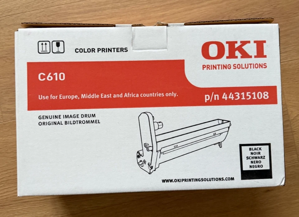 Original Oki 44315108 Trommel  Drum  black schwarz für C610  C610DN neu - Bild 1 von 1