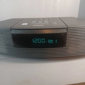 BOSE Wave AM/FM Radio CD Player Alarm Clock AWRC-1G Black Tested NO REMOTE - Picture 1 of 8