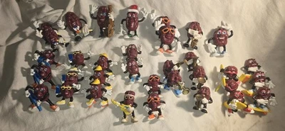 Figuras de PVC vintage de pasas de California coleccionables de los años 80 Foto 1 de 4