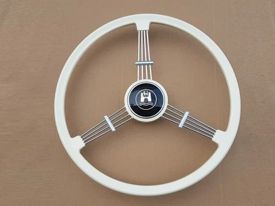 Banjo Lenkrad Elfenbein Porsche 356 VW Käfer Bus T1 Bulli 400mm Oldtimer - Bild 1 von 4