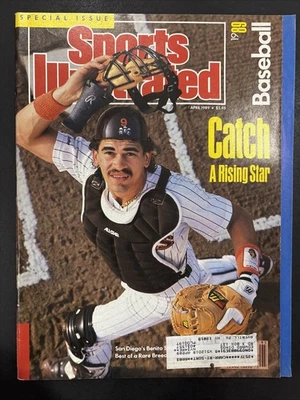 Sports Illustrated April 1989 Baseball Preview Benito Santiago San Diego Padres - Image 1 of 2