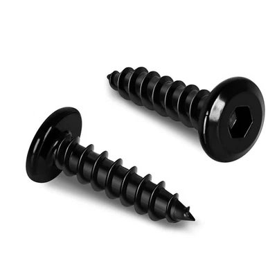 M6 x 16mm Flat Head Socket Cap Self Tapping Screws, Countersunk Wood Screws, ... - Image 1 of 4