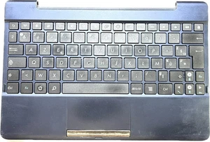 Tastatur Azerty Französisch ASUS tf300 tf300t Blau Docking - Bild 1 von 2
